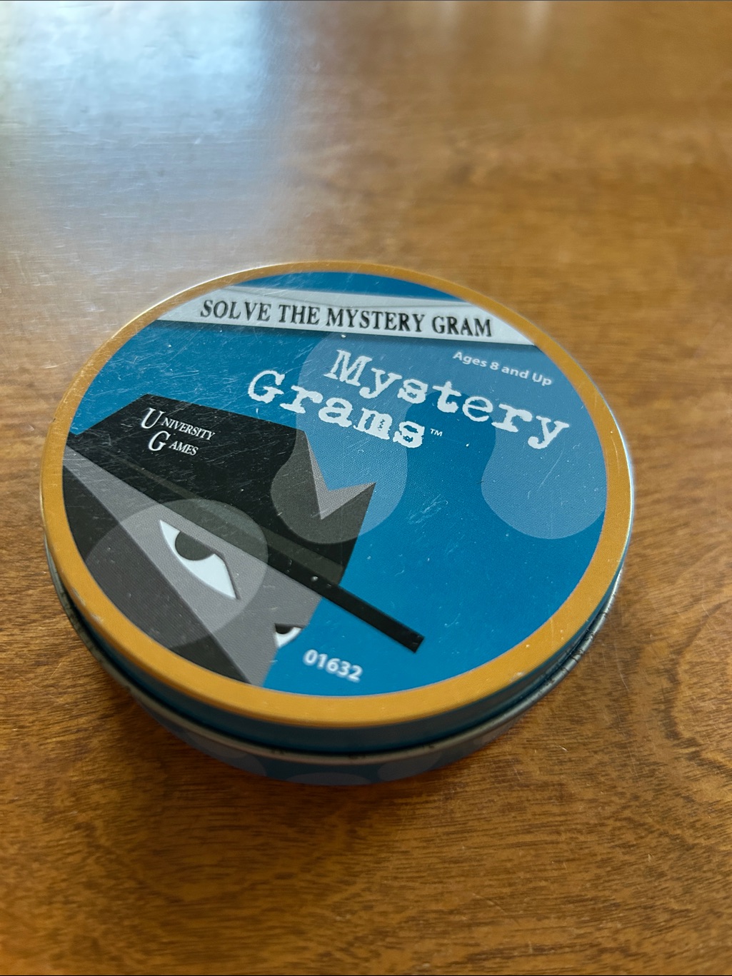 University Games Mystery Grams Tin - Blue
